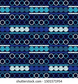 Ethnic boho seamless pattern. Lace. Embroidery on fabric. Patchwork texture. Weaving. Traditional ornament. Tribal pattern. Folk motif. Can be used for wallpaper, textile, wrapping, web.