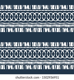 Ethnic boho seamless pattern. Lace. Embroidery on fabric. Patchwork texture. Weaving. Traditional ornament. Tribal pattern. Folk motif. Can be used for wallpaper, textile, wrapping, web.