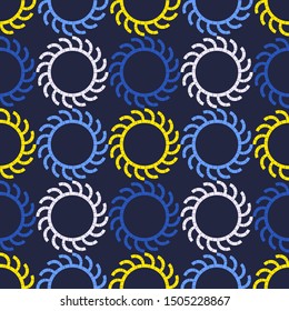 Ethnic boho seamless pattern. Lace. Embroidery on fabric. Patchwork texture. Weaving. Traditional ornament. Tribal pattern. Folk motif. Can be used for wallpaper, textile, wrapping, web.