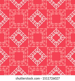 Ethnic boho seamless pattern. Lace. Embroidery on fabric. Patchwork texture. Weaving. Traditional ornament. Tribal pattern. Folk motif. Can be used for wallpaper, textile, wrapping, web.