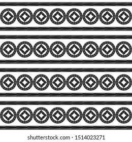 Ethnic boho seamless pattern. Lace. Embroidery on fabric. Patchwork texture. Weaving. Traditional ornament. Tribal pattern. Folk motif. Can be used for wallpaper, textile, wrapping, web.