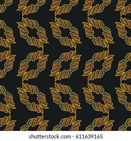 Ethnic boho seamless pattern. Molas. Print. Repeating background. Cloth design, wallpaper.