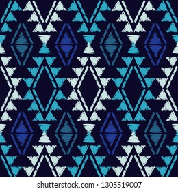 Ethnic boho seamless pattern. Patchwork texture. Weaving. Traditional ornament. Tribal pattern. Folk motif. Can be used for wallpaper, textile, invitation card, wrapping, web page background.