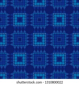 Ethnic boho seamless pattern. Patchwork texture. Weaving. Traditional ornament. Tribal pattern. Folk motif. Can be used for wallpaper, textile, invitation card, wrapping, web page background.