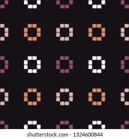 Ethnic boho seamless pattern. Patchwork texture. Weaving. Traditional ornament. Tribal pattern. Folk motif. Can be used for wallpaper, textile, invitation card, wrapping, web page background.