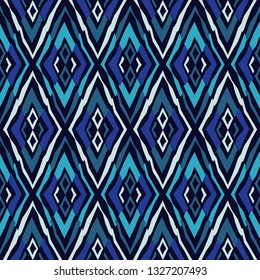 Ethnic boho seamless pattern. Patchwork texture. Weaving. Traditional ornament. Tribal pattern. Folk motif. Can be used for wallpaper, textile, invitation card, wrapping, web page background.