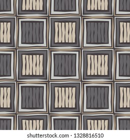 Ethnic boho seamless pattern. Patchwork texture. Weaving. Traditional ornament. Tribal pattern. Folk motif. Can be used for wallpaper, textile, invitation card, wrapping, web page background.