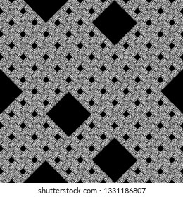 Ethnic boho seamless pattern. Patchwork texture. Weaving. Traditional ornament. Tribal pattern. Folk motif. Can be used for wallpaper, textile, invitation card, wrapping, web page background.