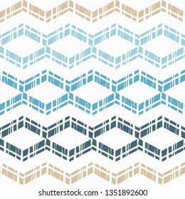 Ethnic boho seamless pattern. Patchwork texture. Weaving. Traditional ornament. Tribal pattern. Folk motif. Can be used for wallpaper, textile, invitation card, wrapping, web page background.