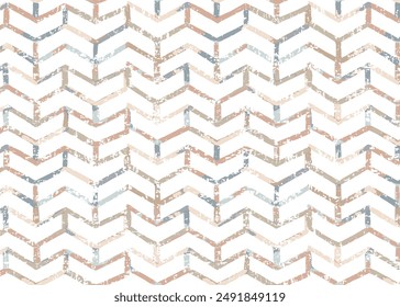 Ethnic boho seamless pattern. Patchwork texture on beige background. Weaving. Traditional ornament. Tribal pattern. Folk motif. Can be used for wallpaper, textile, invitation