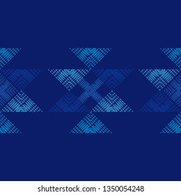 Ethnic boho seamless pattern. Patterned national figures. Patchwork texture. Weaving. Traditional ornament. Tribal pattern. Folk motif. Can be used for wallpaper, textile, invitation card, wrapping.