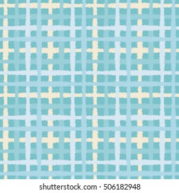 Ethnic boho seamless pattern. Plaid. Print. Repeating background. Cloth design, wallpaper.