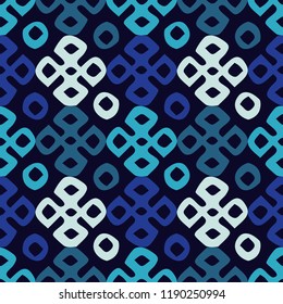 Ethnic boho seamless pattern. Polka dot. Traditional ornament. Tribal pattern. Folk motif. Can be used for wallpaper, textile, invitation card, wrapping, web page background.