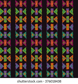 Ethnic boho seamless pattern. Print. Repeating background. Cloth design, wallpaper.