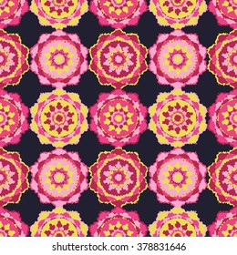 Ethnic boho seamless pattern. Print. Repeating background. Print. Cloth design, wallpaper.