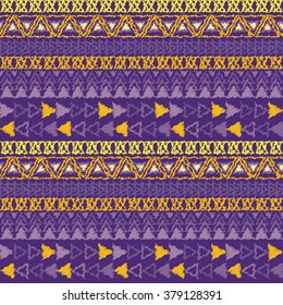 Ethnic boho seamless pattern. Print. Repeating background. Print. Cloth design, wallpaper.