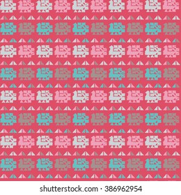 Ethnic boho seamless pattern. Print. Repeating background. Print. Cloth design, wallpaper.