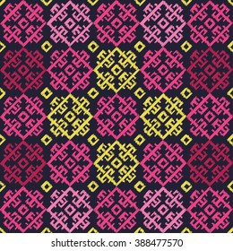 Ethnic boho seamless pattern. Print. Repeating background. Print. Cloth design, wallpaper.