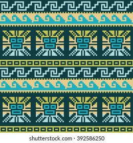 Ethnic boho seamless pattern. Print. Repeating background. Print. Cloth design, wallpaper.