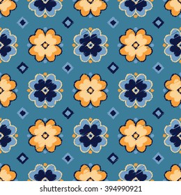Ethnic boho seamless pattern. Print. Repeating background. Print. Cloth design, wallpaper.