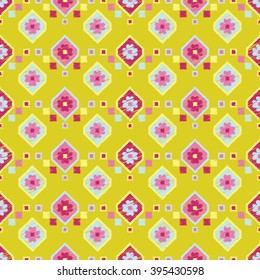 Ethnic boho seamless pattern. Print. Repeating background. Print. Cloth design, wallpaper.