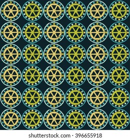 Ethnic boho seamless pattern. Print. Repeating background. Cloth design, wallpaper.