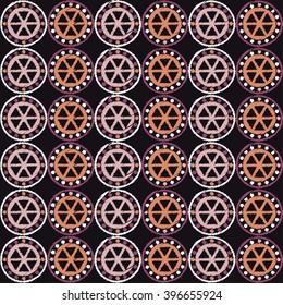 Ethnic boho seamless pattern. Print. Repeating background. Cloth design, wallpaper.