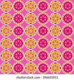 Ethnic boho seamless pattern. Print. Repeating background. Cloth design, wallpaper.