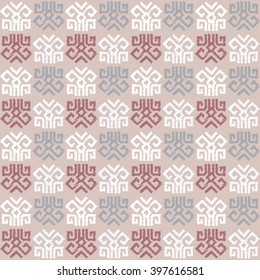 Ethnic boho seamless pattern. Print. Repeating background. Cloth design, wallpaper.