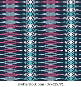 Ethnic boho seamless pattern. Print. Repeating background. Cloth design, wallpaper.