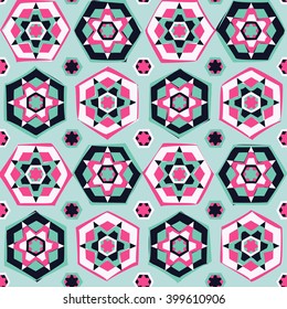 Ethnic boho seamless pattern. Print. Repeating background. Cloth design, wallpaper.