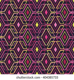 Ethnic boho seamless pattern. Print. Repeating background. Cloth design, wallpaper.