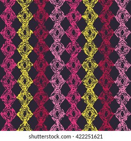 Ethnic boho seamless pattern. Print. Repeating background. Cloth design, wallpaper.