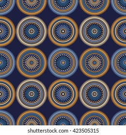 Ethnic boho seamless pattern. Print. Repeating background. Cloth design, wallpaper.