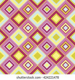 Ethnic boho seamless pattern. Print. Repeating background. Cloth design, wallpaper.