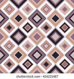 Ethnic boho seamless pattern. Print. Repeating background. Cloth design, wallpaper.