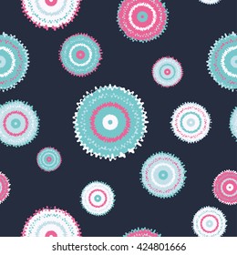 Ethnic boho seamless pattern. Print. Repeating background. Cloth design, wallpaper.