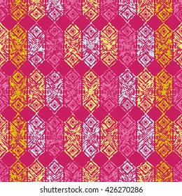 Ethnic boho seamless pattern. Print. Repeating background. Cloth design, wallpaper.