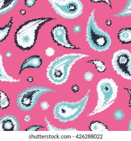 Ethnic boho seamless pattern. Print. Repeating background. Cloth design, wallpaper.