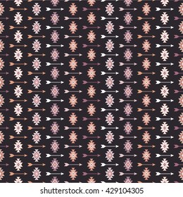 Ethnic boho seamless pattern. Print. Repeating background. Cloth design, wallpaper.