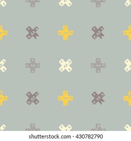Ethnic boho seamless pattern. Print. Repeating background. Cloth design, wallpaper.