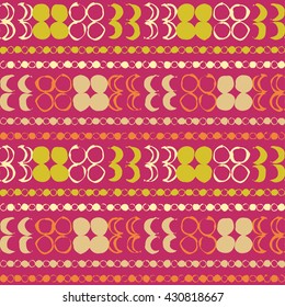 Ethnic boho seamless pattern. Print. Repeating background. Cloth design, wallpaper.