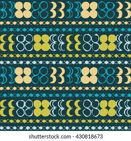 Ethnic boho seamless pattern. Print. Repeating background. Cloth design, wallpaper.