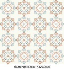 Ethnic boho seamless pattern. Print. Repeating background. Cloth design, wallpaper.