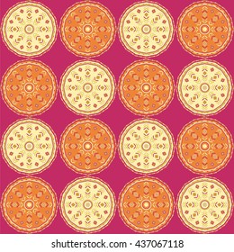 Ethnic boho seamless pattern. Print. Repeating background. Cloth design, wallpaper.