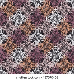 Ethnic boho seamless pattern. Print. Repeating background. Cloth design, wallpaper.