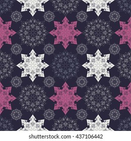 Ethnic boho seamless pattern. Print. Repeating background. Cloth design, wallpaper.