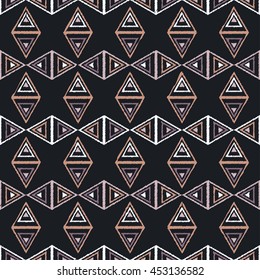 Ethnic boho seamless pattern. Print. Repeating background. Cloth design, wallpaper.