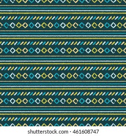 Ethnic boho seamless pattern. Print. Repeating background. Cloth design, wallpaper.