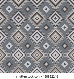 Ethnic boho seamless pattern. Print. Repeating background. Cloth design, wallpaper.